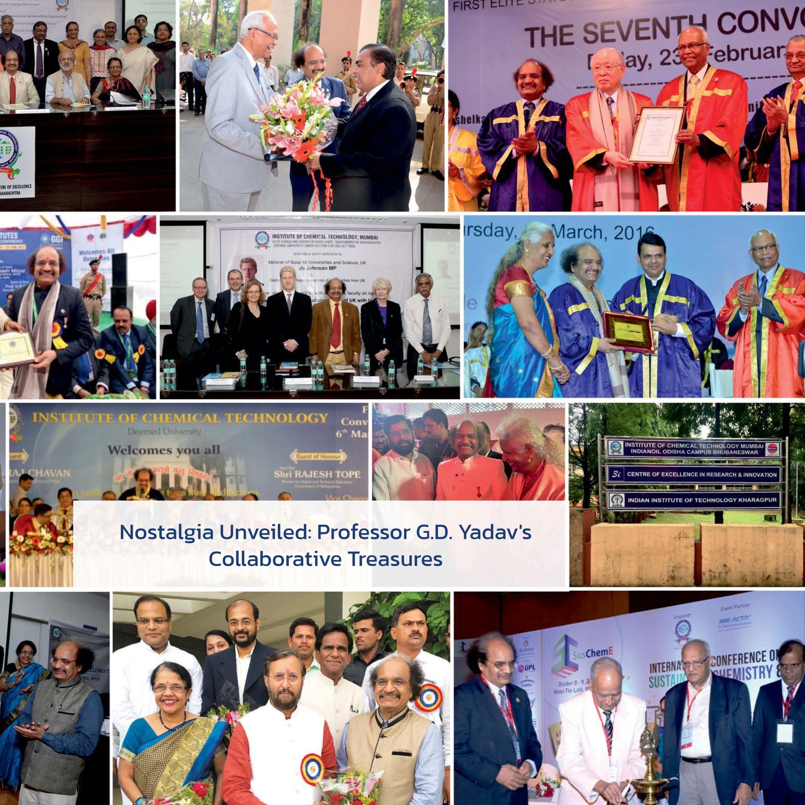 Prof. G. D. Yadav's Accolades 2